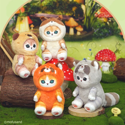 Mofusand Forest Series Plush Keychains