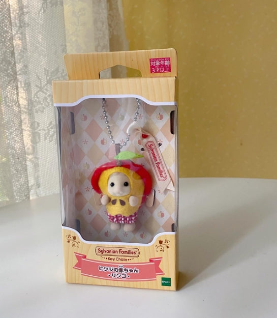 Sylvanian Families BABY Fruits KEYCHAIN Baby Sheep -APPLE- 2024 New