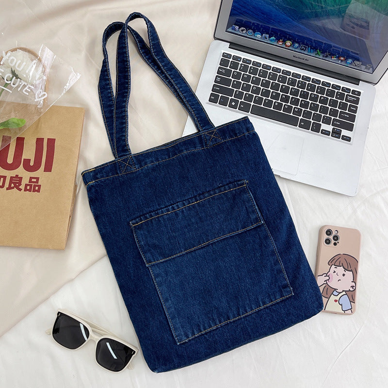 Classic Denim Tote - Effortless Style for Everyday Adventures