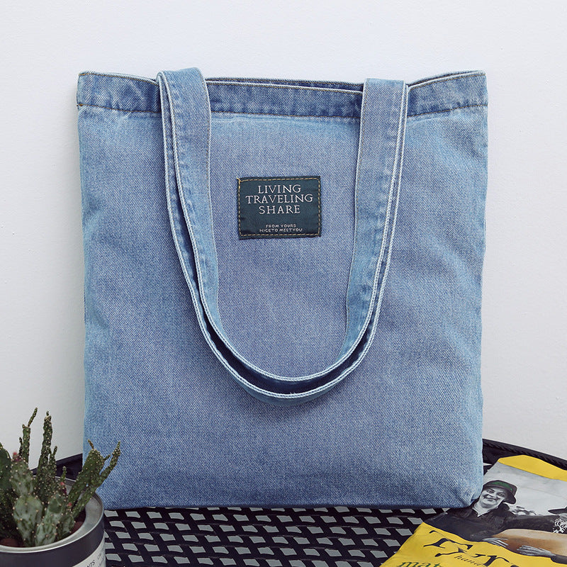 Classic Denim Tote - Effortless Style for Everyday Adventures