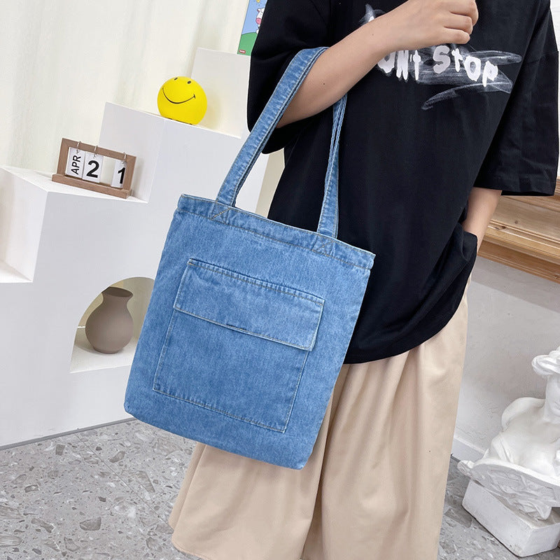 Classic Denim Tote - Effortless Style for Everyday Adventures