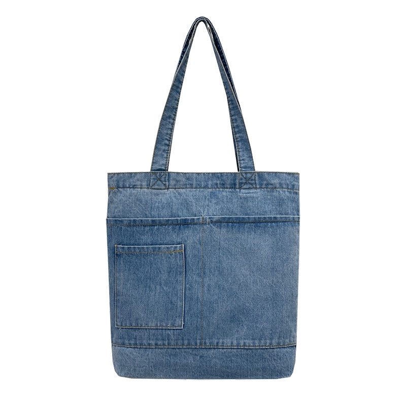 Classic Denim Tote - Effortless Style for Everyday Adventures