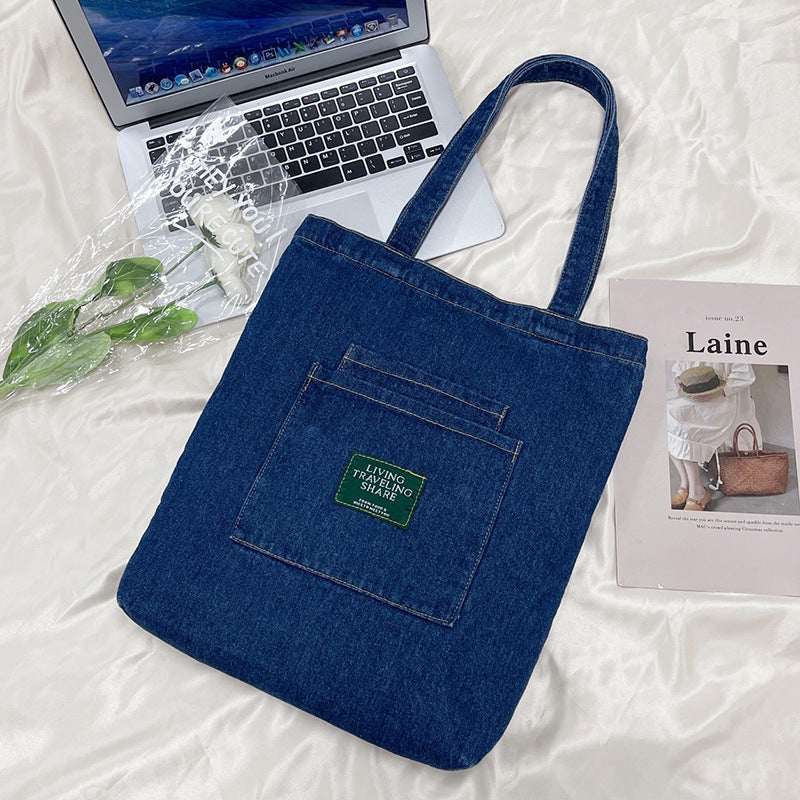 Classic Denim Tote - Effortless Style for Everyday Adventures