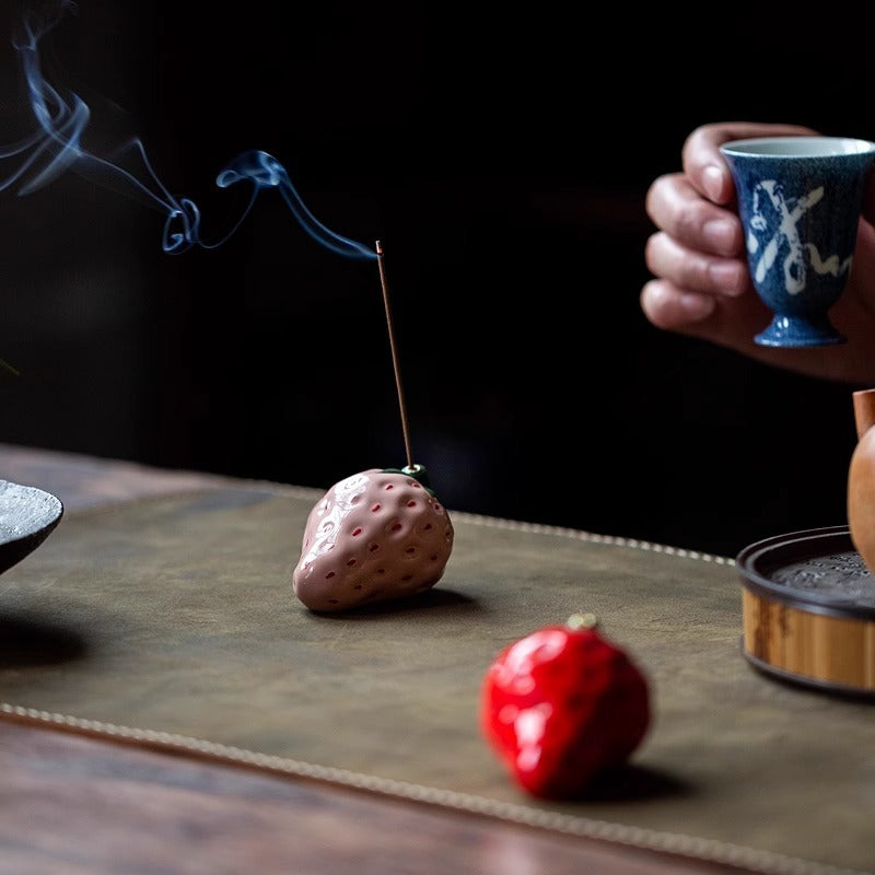 Strawberry Incense Holder