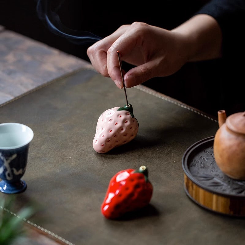 Strawberry Incense Holder