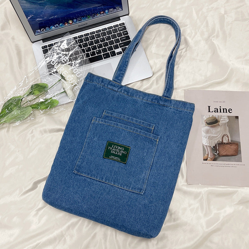 Classic Denim Tote - Effortless Style for Everyday Adventures