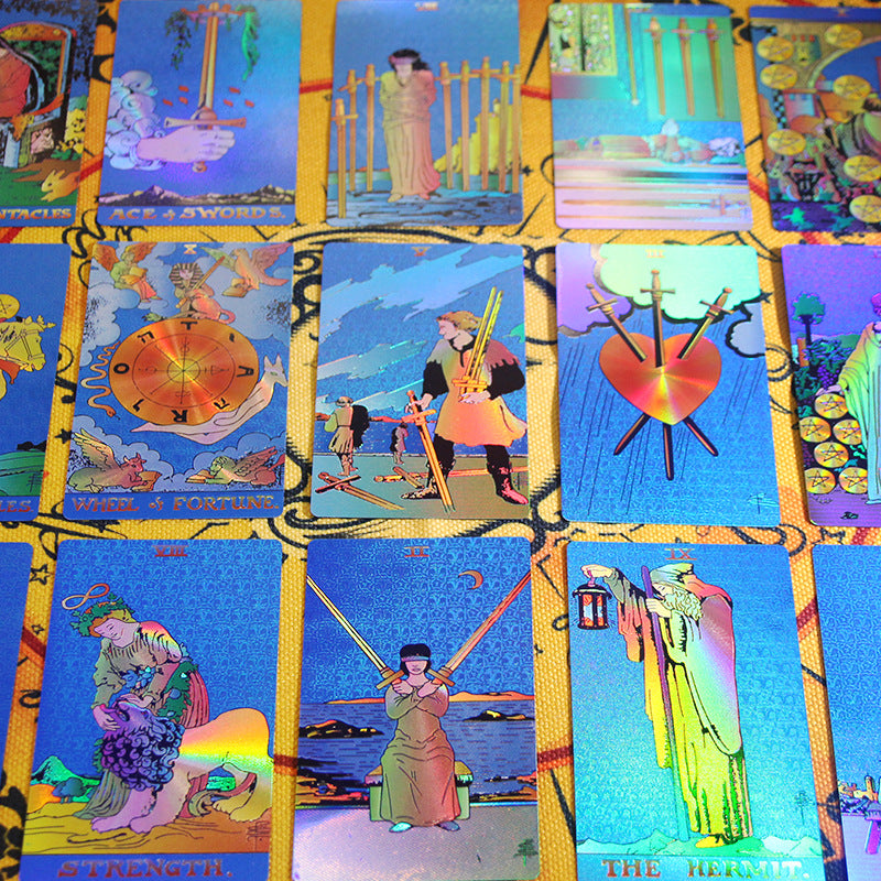 Tarot Cards, Plastic UV Laser Graving