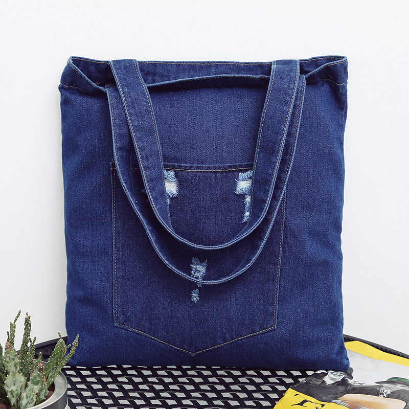 Classic Denim Tote - Effortless Style for Everyday Adventures