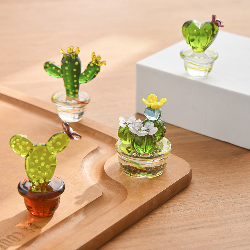 Handmade Glass Figures - Plants, Candies