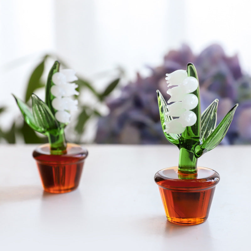 Handmade Glass Figures - Plants, Candies